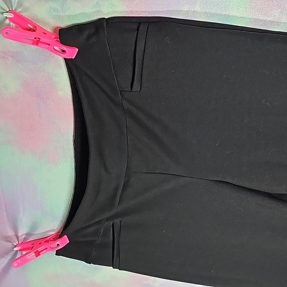 7th Avenue Design Studio New York & Co. Black Straight Leg Dress Pants Tall XL - Picture 3 of 8